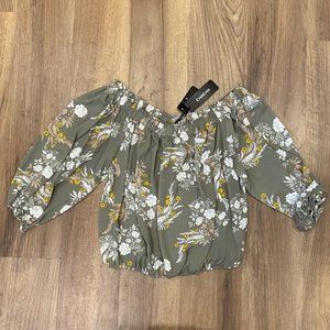 bebe Floral Top